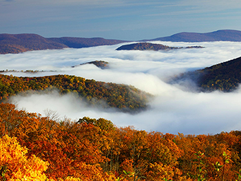 Fall view from Skyline Drive - Image Courtesy of the NPS
