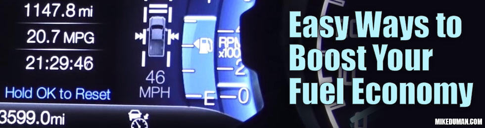 How To Boost Your Fuel Economy