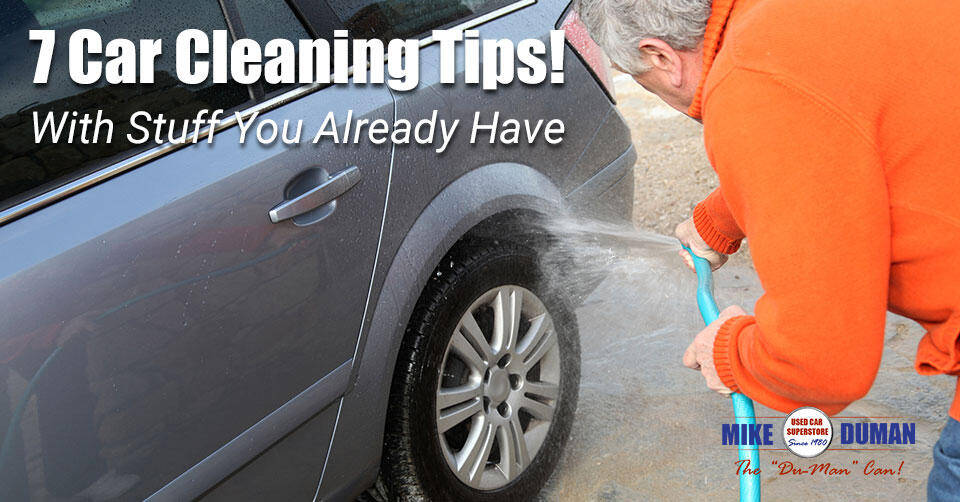 7 Car Cleaning Tips with Stuff You Already Have