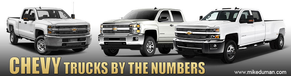 Chevy Trucks by the Numbers