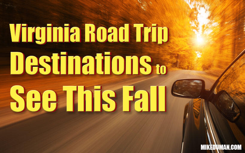 Virginia road trip destinations to see this fall
