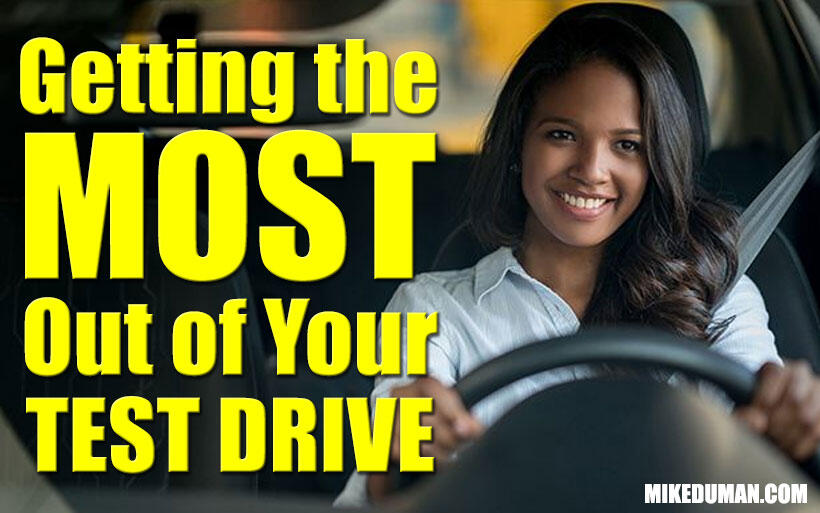 Getting The Most Out Of Your Test Drive